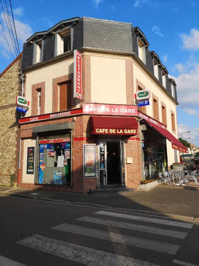 Hotel Cafe De La Gare Bessancourt Exterior foto